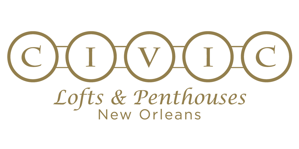 Civic Lofts Logo Gold
