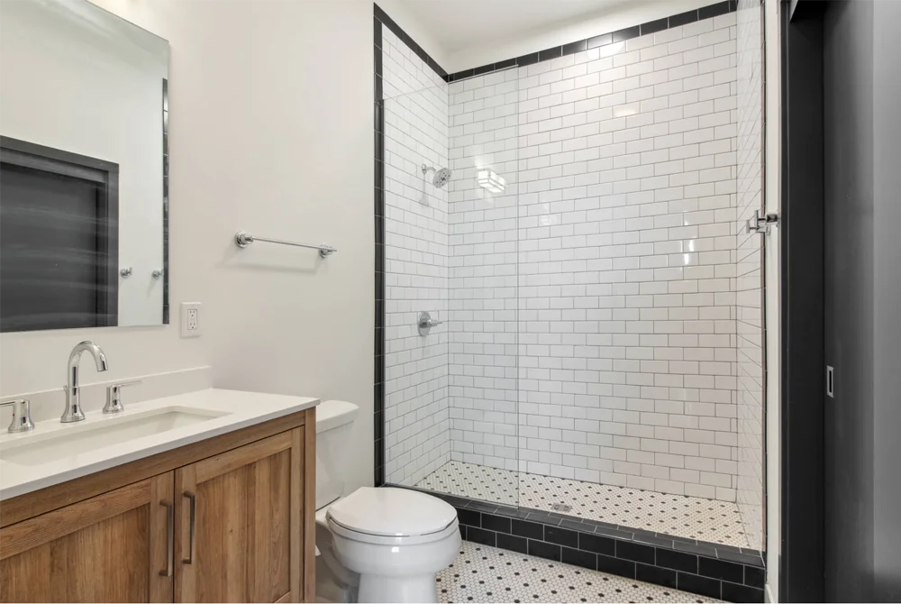 Thirty60 Lofts New Orleans Bathroom and Shower Box for Apartment